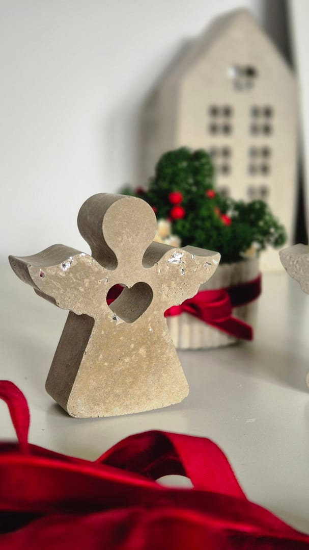 BETOanioł - figurka aniołka z betonu dekoracyjnego - obrazek 4