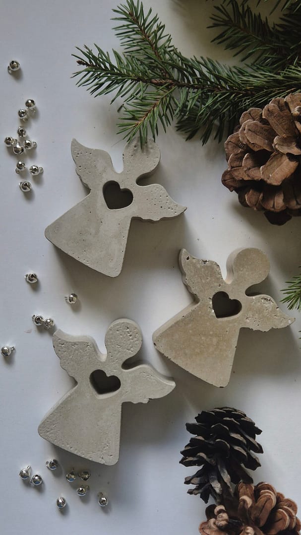 BETOanioł - figurka aniołka z betonu dekoracyjnego - obrazek 6