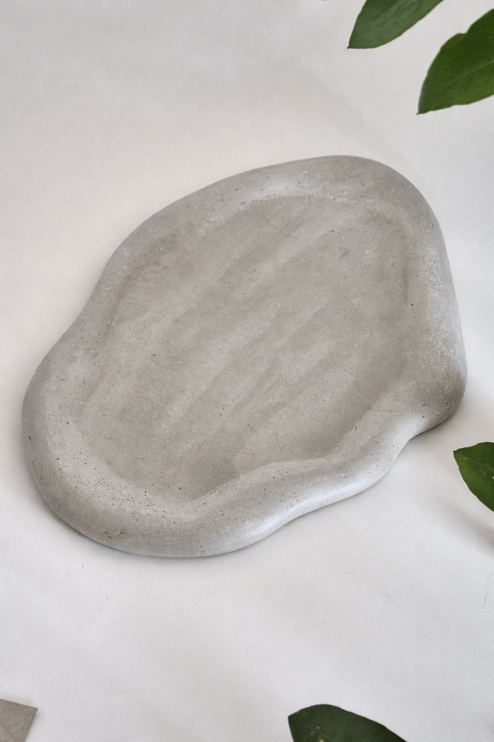BETOpatera nieregularna - betonowa ozdobna taca