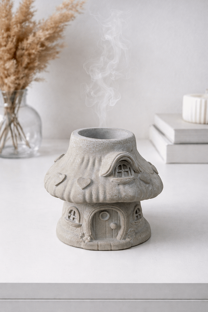 Domek grzybek na kadzidło