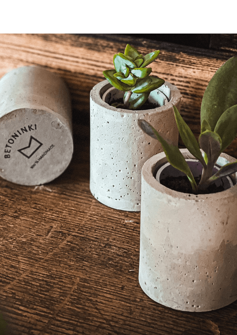 BETOkoło LONG - betonowa osłonka/doniczka