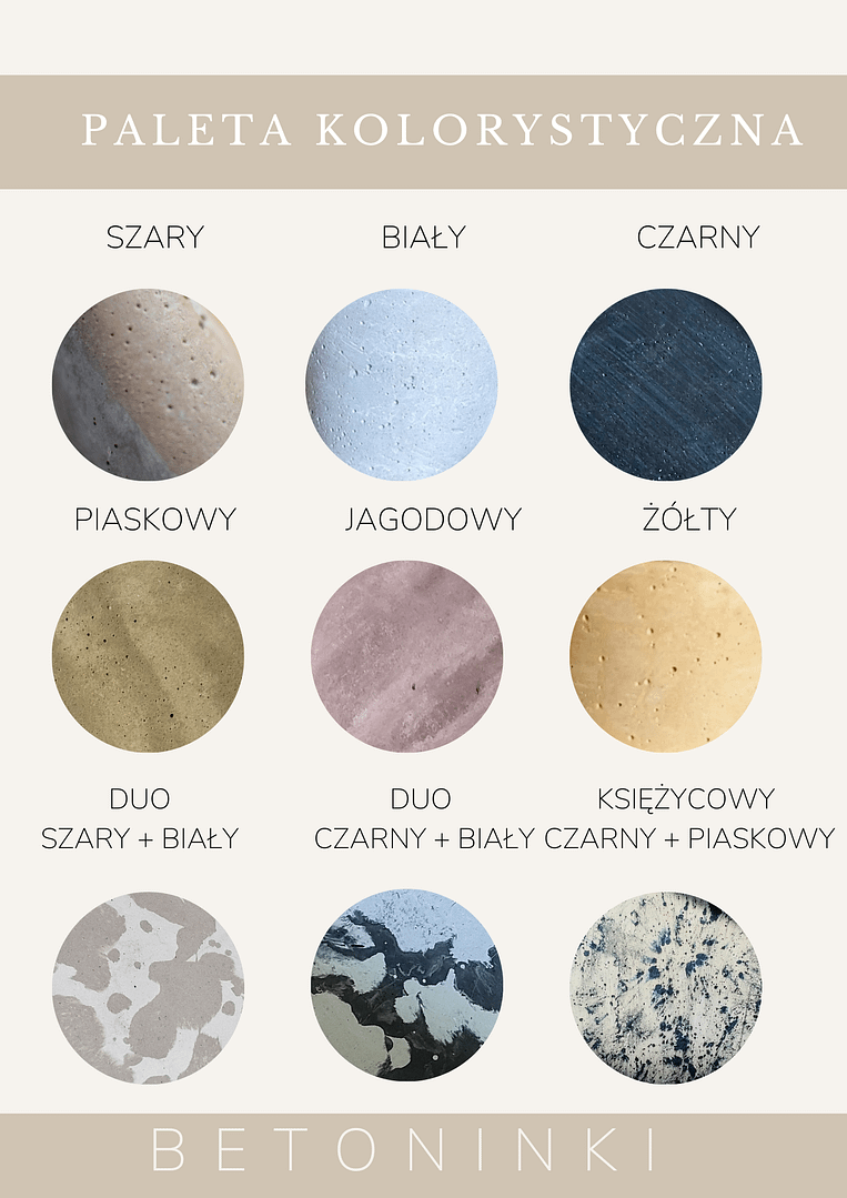 Zestaw biurowy - betonowe dodatki na biurko - obrazek 2