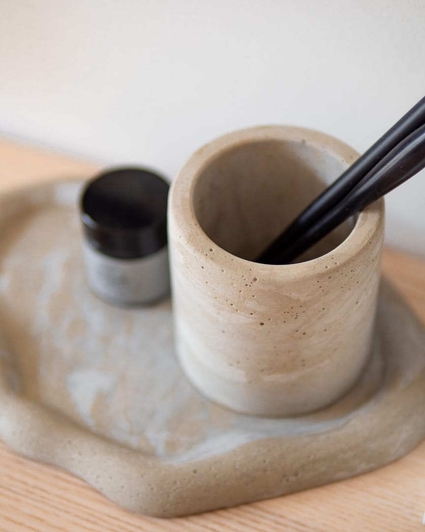 BETOpatera nieregularna - betonowa ozdobna taca - obrazek 2